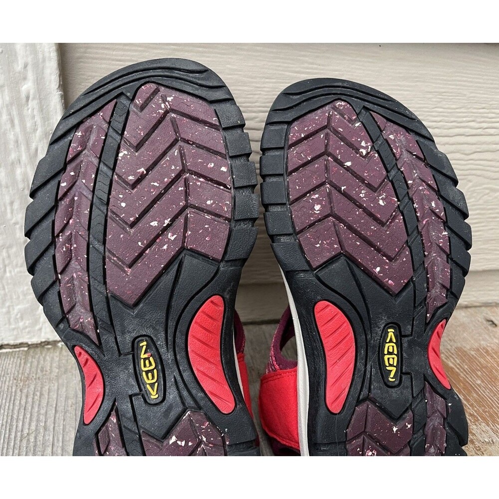 KEEN Venice H2 Women's 6 Waterproof Sport Sandals Hiking - Red - Picture 10 of 11